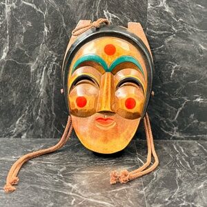 Korean Carved Wooden Mask
